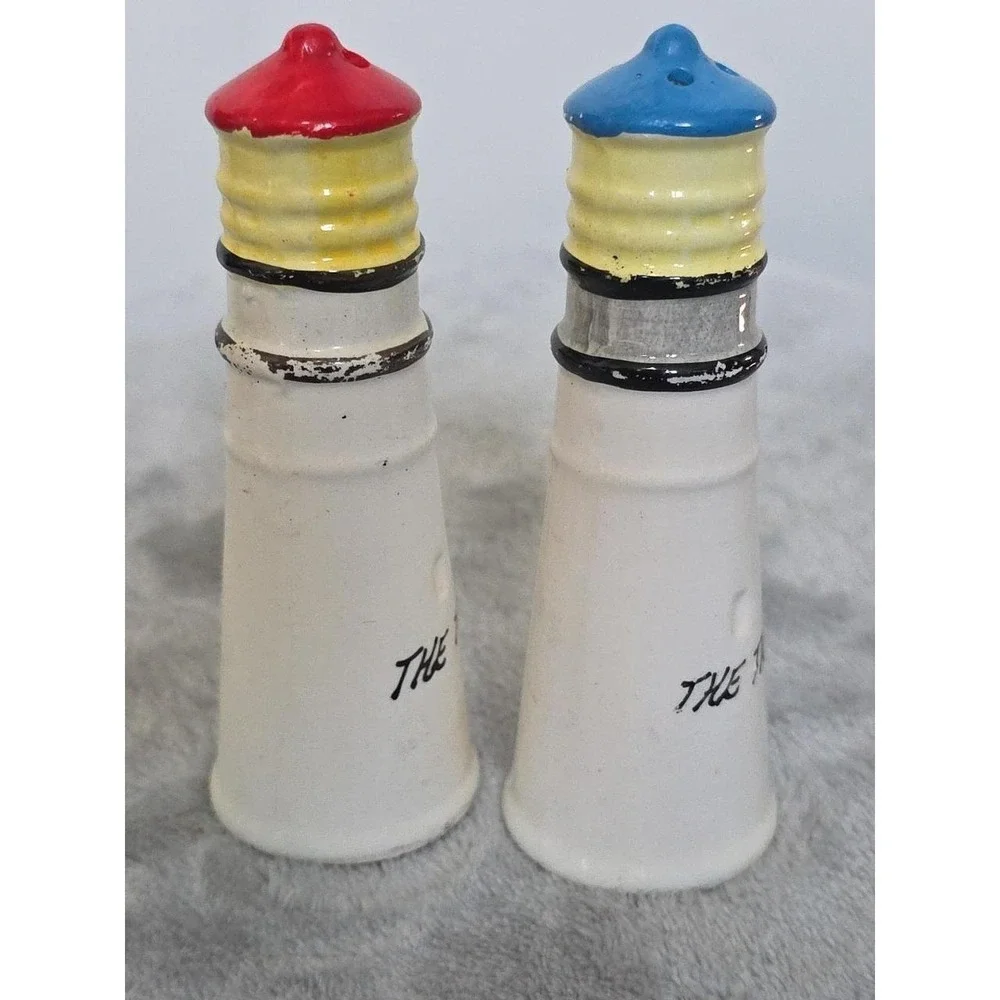 Vintage Lighthouse Salt And Pepper Shakers The Trawler.